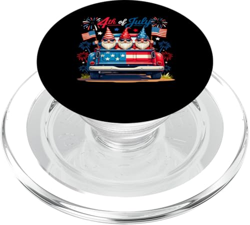 4th Of July US Flag Three Gnomes Sunglasses On Pickup Truck PopSockets PopGrip für MagSafe 4th Of July US Flag Three Gnomes Sunglasses On Pickup Truck PopSockets PopGrip für MagSafe von Gnomes 4th Of July Costume