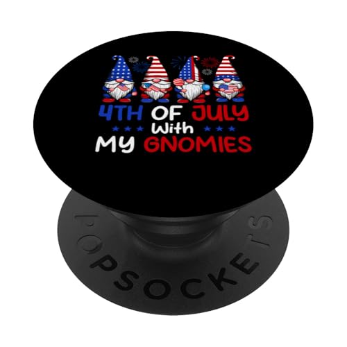 4th Of July With My Gnomies Group Gnomies Costume US Flag PopSockets Klebender PopGrip 4th Of July With My Gnomies Group Gnomies Costume US Flag PopSockets Klebender PopGrip von Gnomes 4th Of July Costume