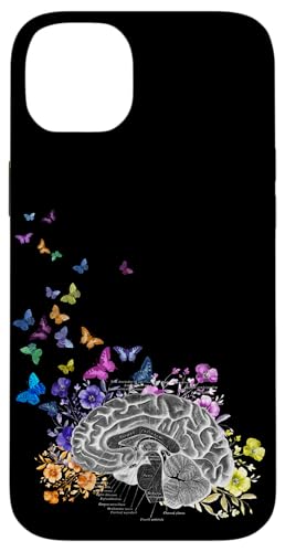 Anatomische Grafik des Gehirns mit Blumen und Schmetterlingen Hülle für iPhone 14 Plus Anatomische Grafik des Gehirns mit Blumen und Schmetterlingen Hülle für iPhone 14 Plus von Gnosis Picture Archive