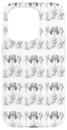 Botanisches Linienmuster mit Frühlingsblüten Hülle für iPhone 15 Pro Botanisches Linienmuster mit Frühlingsblüten Hülle für iPhone 15 Pro von Gnosis Picture Archive