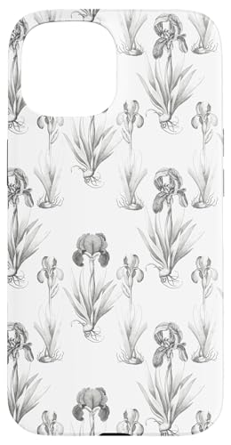 Botanisches Linienmuster mit Frühlingsblüten Hülle für iPhone 15 Botanisches Linienmuster mit Frühlingsblüten Hülle für iPhone 15 von Gnosis Picture Archive