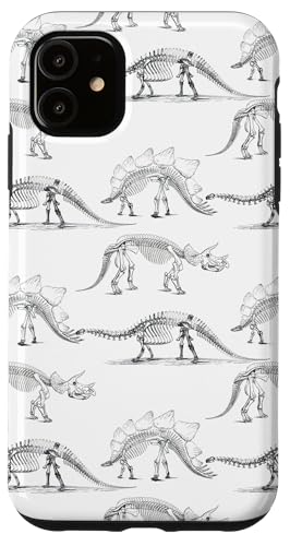 Dinosaurier-Skelett-Zeichnungen Hülle für iPhone 11 Dinosaurier-Skelett-Zeichnungen Hülle für iPhone 11 von Gnosis Picture Archive