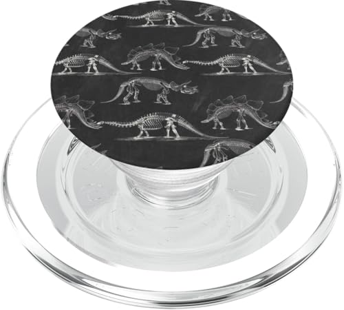 Dinosaurier-Skelett-Zeichnungen PopSockets PopGrip für MagSafe von Gnosis Picture Archive