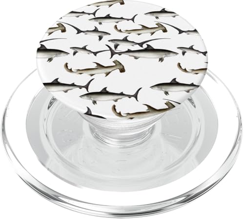 Hai-Muster, Ozean-Design PopSockets PopGrip für MagSafe von Gnosis Picture Archive
