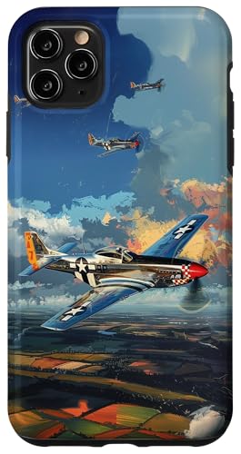 Hülle für iPhone 11 Pro Max Impressionist P-51 Mustang Flugzeug fliegt über Land Hülle für iPhone 11 Pro Max Impressionist P-51 Mustang Flugzeug fliegt über Land von Gnosis Picture Archive