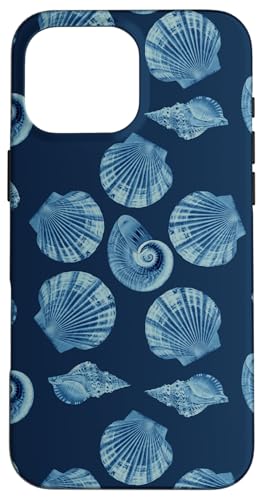 Strand-Designs mit marineblauen Muscheln Hülle für iPhone 16 Pro Max Strand-Designs mit marineblauen Muscheln Hülle für iPhone 16 Pro Max von Gnosis Picture Archive
