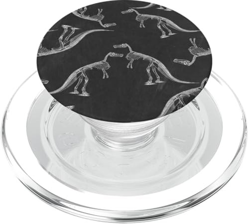 T Rex Dinosaurier Skelett Grafik PopSockets PopGrip für MagSafe von Gnosis Picture Archive