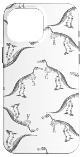 Trex Dinosaurier-Skelett-Zeichnungen Hülle für iPhone 16 Pro Max von Gnosis Picture Archive