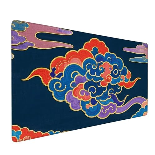 Farbe Mousepad XXL 1200 x 600 x 3 mm Gaming Mousepad GlüCkverheißEnde Wolken Large rutschfeste Schreibtischunterlage mit Wasserdichter Oberfläche Schreibtisch Schutz Für PC Laptop Office Deko X-573 Farbe Mousepad XXL 1200 x 600 x 3 mm Gaming Mousepad GlüCkverheißEnde Wolken Large rutschfeste Schreibtischunterlage mit Wasserdichter Oberfläche Schreibtisch Schutz Für PC Laptop Office Deko X-573 von Gnulguxo