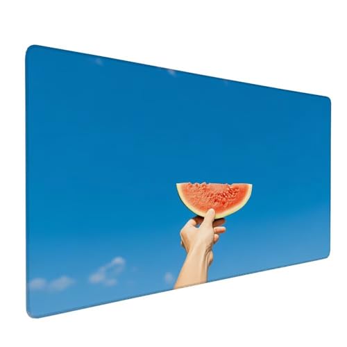 Gaming Mauspad Blau, Sommer Mauspad XXL 900 x 400 x 3 mm Gaming Mousepad Desk Mat, Schreibtisch Protector Matte mit Anti-Rutsch Basis, wasserdicht langlebig für Büro, Zuhause, Geschenke Frauen X-344 Gaming Mauspad Blau, Sommer Mauspad XXL 900 x 400 x 3 mm Gaming Mousepad Desk Mat, Schreibtisch Protector Matte mit Anti-Rutsch Basis, wasserdicht langlebig für Büro, Zuhause, Geschenke Frauen X-344 von Gnulguxo