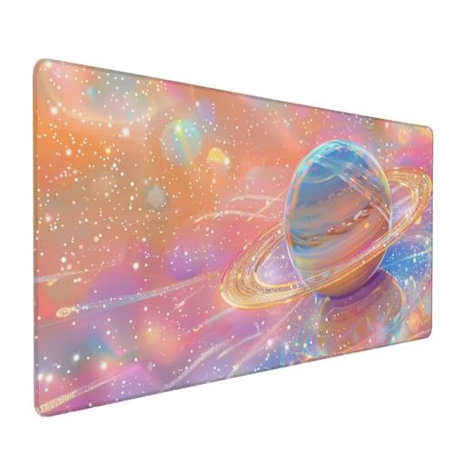 Gaming Mauspad Rosa, Galaxis Mauspad XXL 800 x 300 x 3 mm Gaming Mousepad Desk Mat, Schreibtisch Protector Matte mit Anti-Rutsch Basis, wasserdicht langlebig für Büro, Zuhause, Geschenke Frauen X-629 Gaming Mauspad Rosa, Galaxis Mauspad XXL 800 x 300 x 3 mm Gaming Mousepad Desk Mat, Schreibtisch Protector Matte mit Anti-Rutsch Basis, wasserdicht langlebig für Büro, Zuhause, Geschenke Frauen X-629 von Gnulguxo