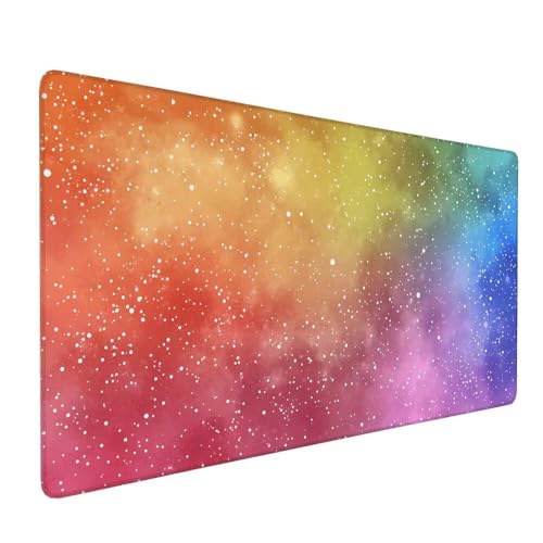 Gaming Mauspad Rosa, Gradient Mauspad XXL 1500 x 800 x 3 mm Gaming Mousepad Desk Mat, Schreibtisch Protector Matte mit Anti-Rutsch Basis, wasserdicht und langlebig für Büro Zuhause, Geschenke X-618 Gaming Mauspad Rosa, Gradient Mauspad XXL 1500 x 800 x 3 mm Gaming Mousepad Desk Mat, Schreibtisch Protector Matte mit Anti-Rutsch Basis, wasserdicht und langlebig für Büro Zuhause, Geschenke X-618 von Gnulguxo