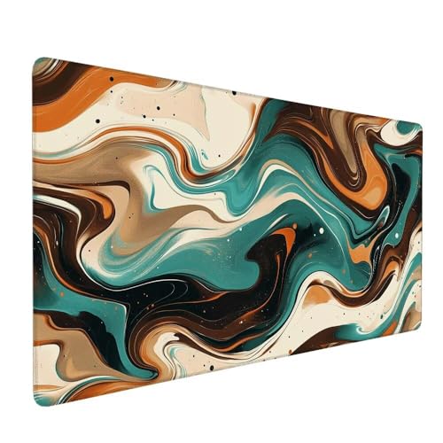 Gradient Mauspad XXL 1000 x 500 x 3 mm Groß Gaming Mauspad Terrain Design Vernähte Kanten, mit rutschfeste Gummiunterseite, Verbessert Mouse Präzision und Geschwindigkeit für Gaming Laptop Büro X-294 von Gnulguxo