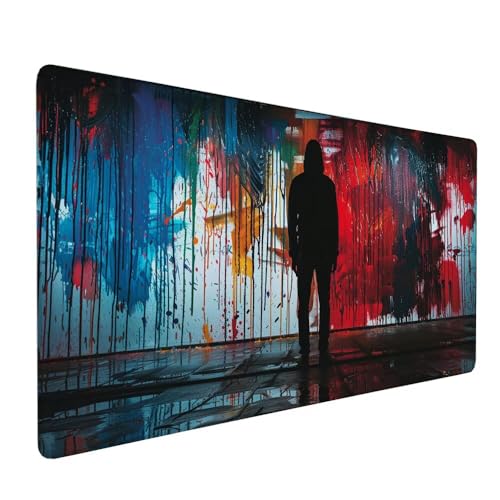 Graffiti Mousepad XXL 1200 x 600 x 3 mm Gaming Mousepad Figur Large rutschfeste Schreibtischunterlage mit Wasserdichter Oberfläche Großer Erweiterte Schreibtisch Schutz Für PC Home Office Deko X-450 Graffiti Mousepad XXL 1200 x 600 x 3 mm Gaming Mousepad Figur Large rutschfeste Schreibtischunterlage mit Wasserdichter Oberfläche Großer Erweiterte Schreibtisch Schutz Für PC Home Office Deko X-450 von Gnulguxo