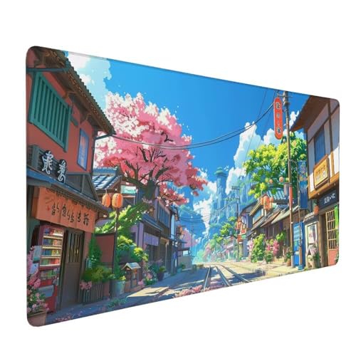 Japan Mousepad XXL 900 x 300 x 3 mm Gaming Mousepad KirschblüTen Large rutschfeste Schreibtischunterlage mit Wasserdichter Oberfläche Großer Schreibtisch Schutz Für PC Laptop Home Office Deko X-416 Japan Mousepad XXL 900 x 300 x 3 mm Gaming Mousepad KirschblüTen Large rutschfeste Schreibtischunterlage mit Wasserdichter Oberfläche Großer Schreibtisch Schutz Für PC Laptop Home Office Deko X-416 von Gnulguxo