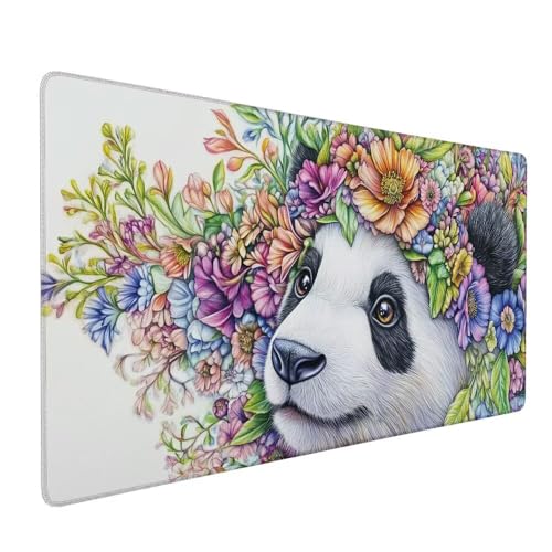 Weiß Mauspad XXL 1000 x 500 x 3 mm Groß Gaming Mauspad Panda Design Vernähte Kanten, rutschfeste Gummiunterseite, Verbessert Mouse Präzision und Geschwindigkeit für Gaming, Laptop Büro, Zuhause X-533 Weiß Mauspad XXL 1000 x 500 x 3 mm Groß Gaming Mauspad Panda Design Vernähte Kanten, rutschfeste Gummiunterseite, Verbessert Mouse Präzision und Geschwindigkeit für Gaming, Laptop Büro, Zuhause X-533 von Gnulguxo