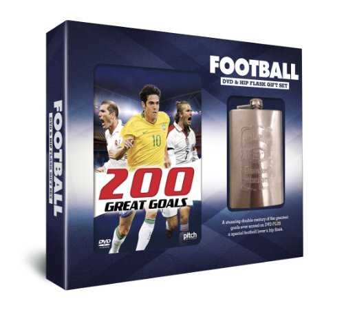 Football - 200 Great Goals + Hip Flask Gift Set [DVD] [UK Import] von Go Entertain