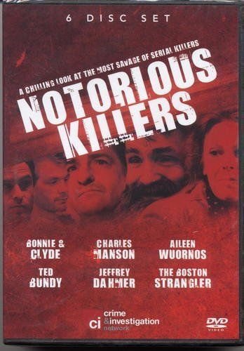 Notorious Killers [6 DVD BOXSET] Ted Bundy Charles Manson Jeffrey Dahmer and more von Go Entertain
