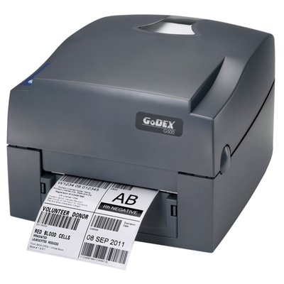 GoDEX G500 USB-Ethernet-Serie, Schwarz, 28,5 x 17,1 x 22,6 cm von GoDEX