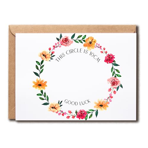 Glückskarte mit Aufschrift "This Circle Is 10 cm", Glückwunschkarte zur Geburt, für Mutter, Schwangerschaft, Geburtstag, Geschenk für Vater, Mutter Glückskarte mit Aufschrift "This Circle Is 10 cm", Glückwunschkarte zur Geburt, für Mutter, Schwangerschaft, Geburtstag, Geschenk für Vater, Mutter von GoGi93Art