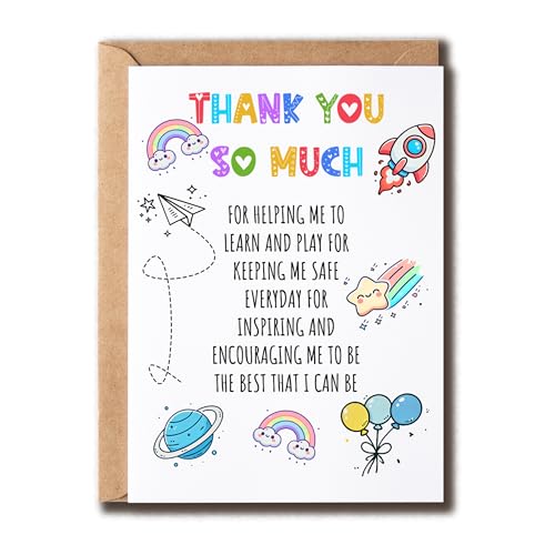 GoGi93Art Grußkarte mit Aufschrift "Thank You So Much For Helping Me", niedliche Dankeskarte für Lehrer, Damen, Herren GoGi93Art Grußkarte mit Aufschrift "Thank You So Much For Helping Me", niedliche Dankeskarte für Lehrer, Damen, Herren von GoGi93Art