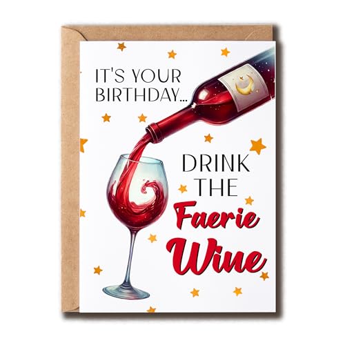 GoGi93Art It's Your Birthday Drink The Faerie Wine Card - Lustige Geburtstagskarte - Happy Greeting - Romantisch - Frech - Erwachsene - Frauen - Männer GoGi93Art It's Your Birthday Drink The Faerie Wine Card - Lustige Geburtstagskarte - Happy Greeting - Romantisch - Frech - Erwachsene - Frauen - Männer von GoGi93Art