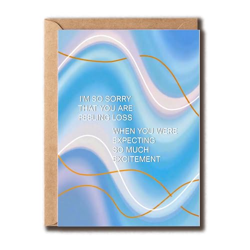 GoGi93Art Karte mit der Aufschrift "I'm So Sorry That You Are Feeling Loss", Empathie-Karte, Beileidskarte, lustige Trennung, Geschenk für Männer, Frauen, Sie und Ihn GoGi93Art Karte mit der Aufschrift "I'm So Sorry That You Are Feeling Loss", Empathie-Karte, Beileidskarte, lustige Trennung, Geschenk für Männer, Frauen, Sie und Ihn von GoGi93Art