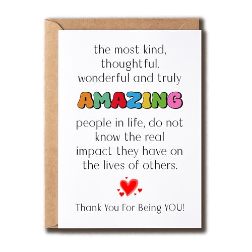 GoGi93Art The Most Kind Thoughtful Card – Amazing Card – Thank You For Being You – Wertschätzung – Sweet Poem – Chef – Kollegen – Lehrer GoGi93Art The Most Kind Thoughtful Card – Amazing Card – Thank You For Being You – Wertschätzung – Sweet Poem – Chef – Kollegen – Lehrer von GoGi93Art