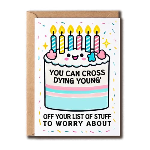 GoGi93Art You Can Cross Dying Young Karte – niedliche Geburtstagskarte – sarkastischer Gruß – lustiges Geschenk für Papa – Mutter – Tante – Onkel GoGi93Art You Can Cross Dying Young Karte – niedliche Geburtstagskarte – sarkastischer Gruß – lustiges Geschenk für Papa – Mutter – Tante – Onkel von GoGi93Art