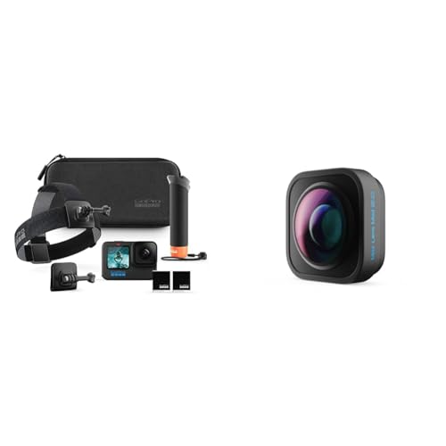 GoPro HERO12-Zubehörpaket & Max Lens Mod 2.0 (HERO12 Black) – Offizielles Zubehör von GoPro