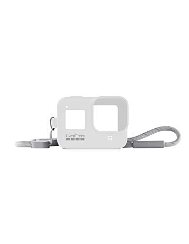 GoPro Hülle + Trageband für HERO8 Black - White Hot (Offizielles Zubehör) Weiß von GoPro
