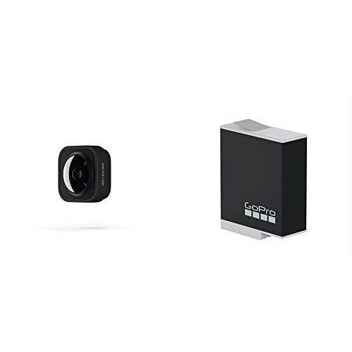GoPro Max Lens Mod (HERO10 Black/HERO9 Black) - Offizielles GoPro-Zubehör & GoPro Enduro Akku (HERO11 Black/HERO10 Black/HERO9 Black) – Offizielles GoPro Zubehör von GoPro