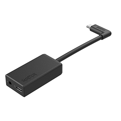 GoPro Pro 3,5-mm-Mikrofonadapter für HERO7 Black, HERO6 Black, HERO5 Black, HERO5 Session (Offizielles GoPro-Zubehör), Medium von GoPro