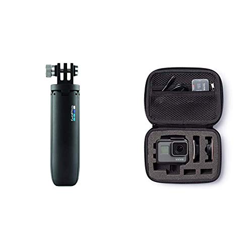 GoPro Shorty - Mini-Verlängerungsstange und Stativ schwarz (Offizielles GoPro-Zubehör) & Amazon Basics Tragetasche für GoPro Actionkameras, Gr. XS von GoPro