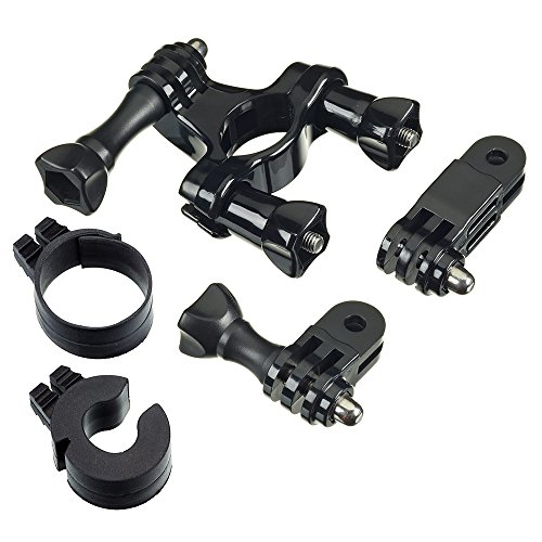 GoPro Stangenhalterung (Lenker, Sitzrohr, 3-Wege-Schwenkarm, Rändelschraube, geeignet für HERO4, HERO3+, HERO3, HERO, HD HERO2, Original HD HERO) von GoPro