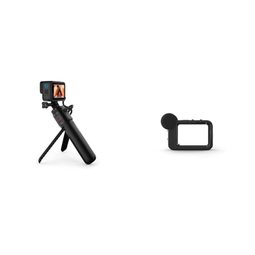 GoPro Volta (Vielseitiger Griff, Ladegerät, Stativ und Fernbedienung) – Offizielles GoPro-Zubehör, APHGM-001-EU, Black & Media Mod (HERO10 Black/HERO9 Black) - Offizielles GoPro-Zubehör von GoPro