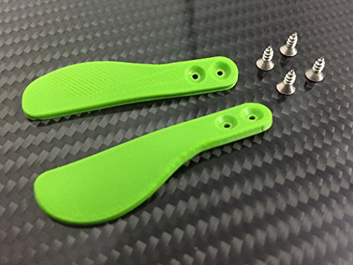 PS4 Controller Paddles „SABER CURVED“ inkl. Schrauben VERSCHIEDENE FARBEN (grün) von GoSolid3D