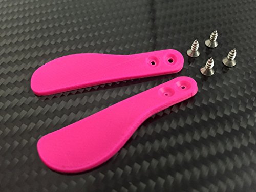 PS4 Controller Paddles „SABER CURVED“ inkl. Schrauben VERSCHIEDENE FARBEN (pink) von GoSolid3D