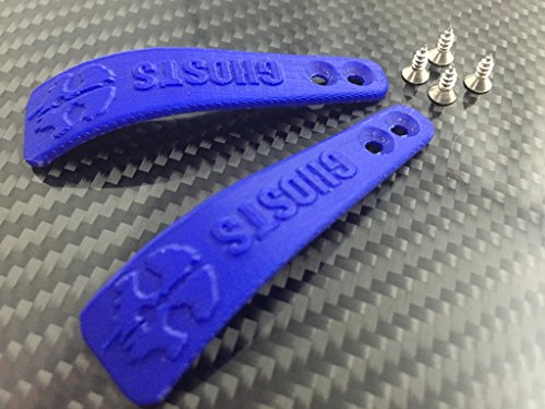 PS4 Controller Paddles"GHOSTS TEXT", inkl.Edelstahlschrauben, Verschiedene Farben (blau) von GoSolid3D