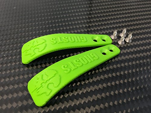 PS4 Controller Paddles"GHOSTS TEXT", inkl.Edelstahlschrauben, Verschiedene Farben (grün) von GoSolid3D