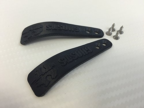 PS4 Controller Paddles"GHOSTS TEXT", inkl.Edelstahlschrauben, Verschiedene Farben (schwarz) von GoSolid3D