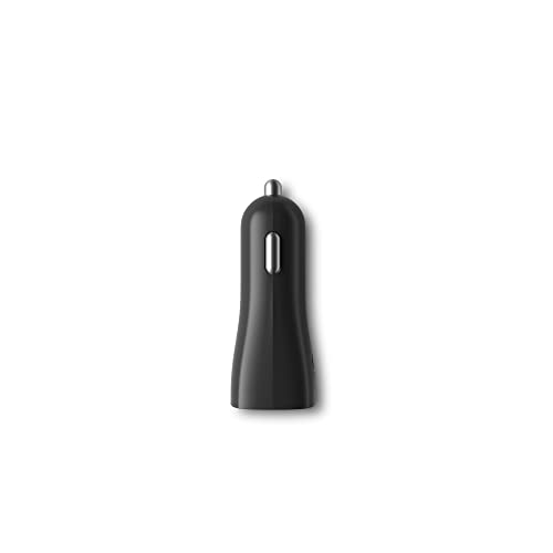 GoTo Dual USB Kfz-Ladegerät, 24W Dual Port Fast USB A für iPhone 13 12 11 Pro Max XR Xs SE iPad, Galaxy S21 S20 S10 Plus Ultra Note 20, Pixel 6 5 4, USB-A & USBA Geräte, Schwarz von GoTo