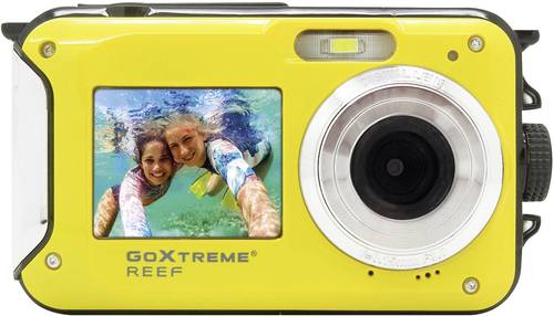 GoXtreme Reef Yellow Digitalkamera 24 Megapixel Gelb Full HD Video, Wasserdicht bis 3 m, Unterwasser von GoXtreme