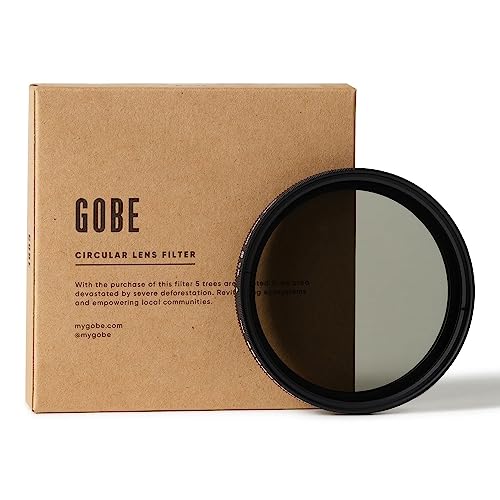Gobe NDX 86 mm Variabler Graufilter ND2-400 ND Filter (1Peak) Black von Gobe