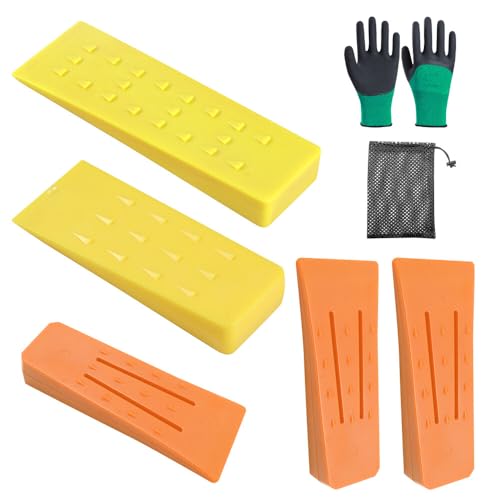 Gobesty 5 Stück Fällkeil Set, Fällkeile Kunststoff Forstkeile 6 8 10Zoll, Kettensägen Fällkeil, Forstkeil Baumkeile Kältebeständig Forstkeil Für Kontrollierten Fällen Von Bäumen Gobesty 5 Stück Fällkeil Set, Fällkeile Kunststoff Forstkeile 6 8 10Zoll, Kettensägen Fällkeil, Forstkeil Baumkeile Kältebeständig Forstkeil Für Kontrollierten Fällen Von Bäumen von Gobesty