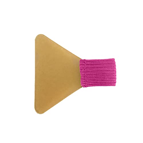Gobrecht & Ulrich 2 Stück - Selbstklebende Stiftschlaufe für Notizbücher - transparentes Klebepad (Pink) von Gobrecht & Ulrich