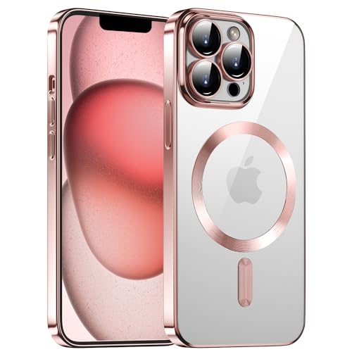 Gocorii Für iPhone 13 Pro Hülle Handyhülle Für iPhone 13 Pro Für MagSafe Lightweight Case Schutzhülle Präzise Lochöffnung rutschfest Kameraschutz Hülle 6.1 Zoll Roségold von Gocorii