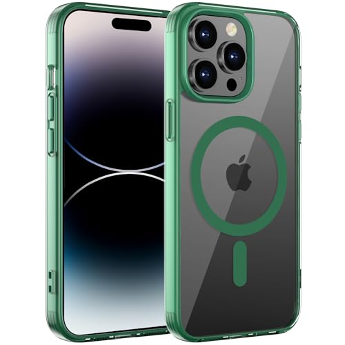 Gocorii Für iPhone 14 Pro Hülle Handyhülle iPhone 14 Pro Für MagSafe Kein Vergilben Magnetische Anziehung Schutzhülle 6.1 Zoll Grün von Gocorii