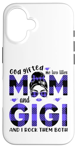 Gott hat mich zu Tittles Mama und Gigi Oma Muttertag geschenkt Hülle für iPhone 16 von God gifted me to tittles mother and grandmother