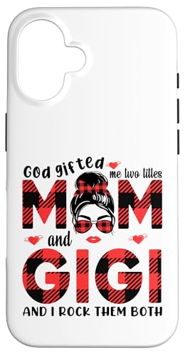 Gott hat mich zu Tittles Mama und Gigi Oma Muttertag geschenkt Hülle für iPhone 16 von God gifted me to tittles mother and grandmother